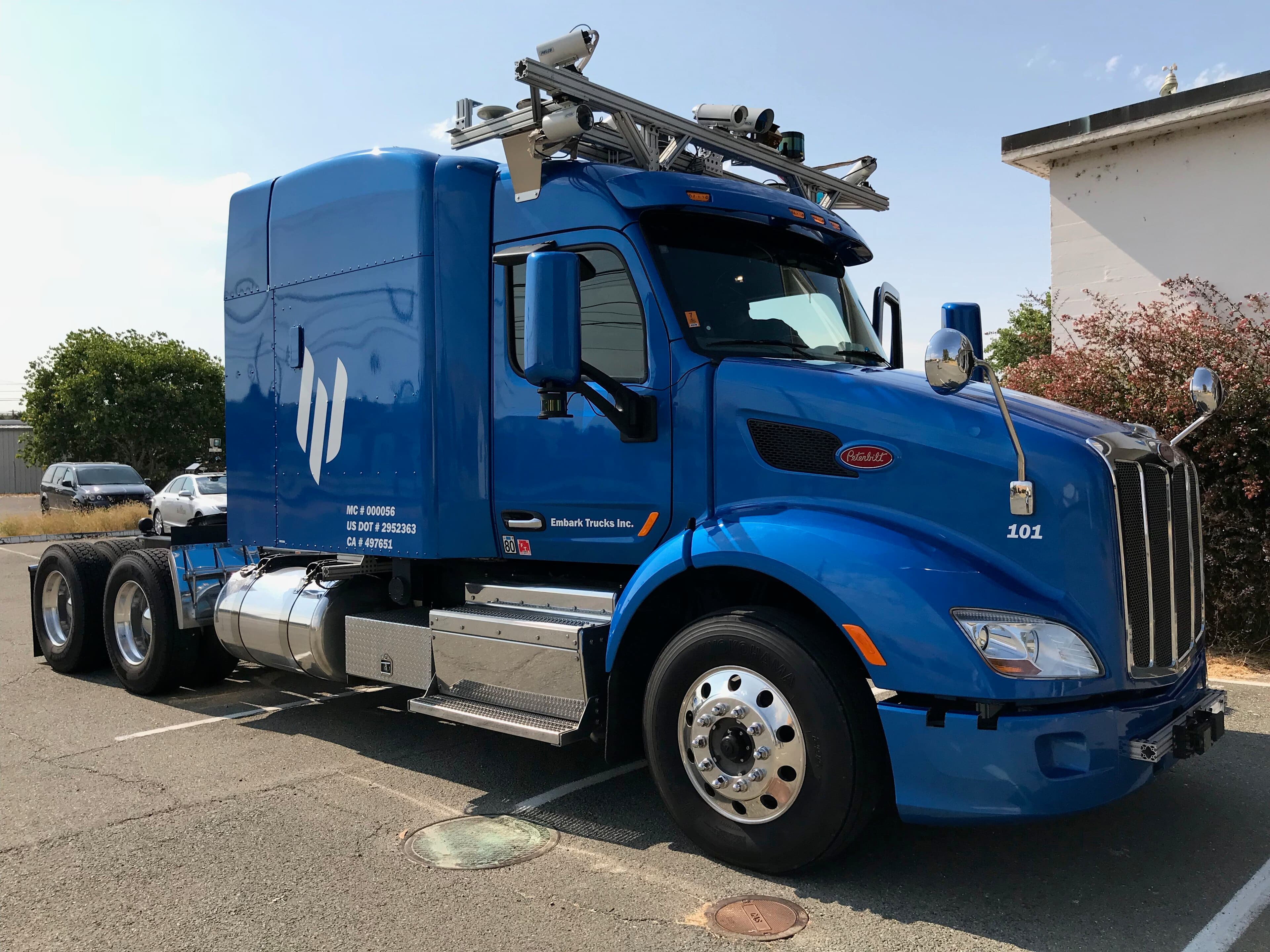 Self-driving truck